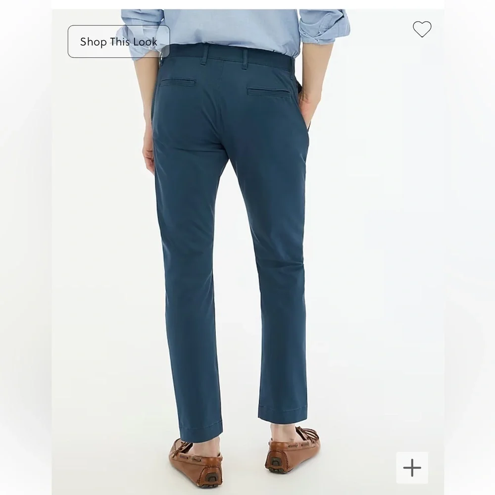 J crew Slim-fit TruTemp365® chino pant deep midnight 29 x 30